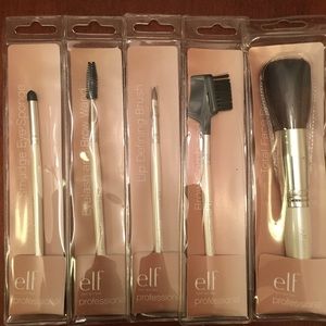 5-piece ELF makeup brush set.